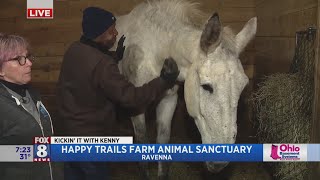 Kenny visits Happy Trails Farm Animal Sanctuary