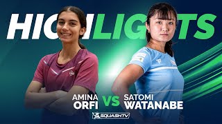 🇪🇬 Orfi v Watanabe 🇯🇵 | Squash in the Land 2025 | SF HIGHLIGHTS