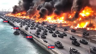 On the Crimean Bridge! 8,000 North Korean elite soldiers destroyed by Ukrainian Army - Arma 3