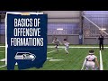 how to set up an offense seahawks flag football instructional drills