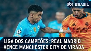 Real Madrid supera Manchester City e sai na frente na Champions League | SBT Brasil (11/02/25)