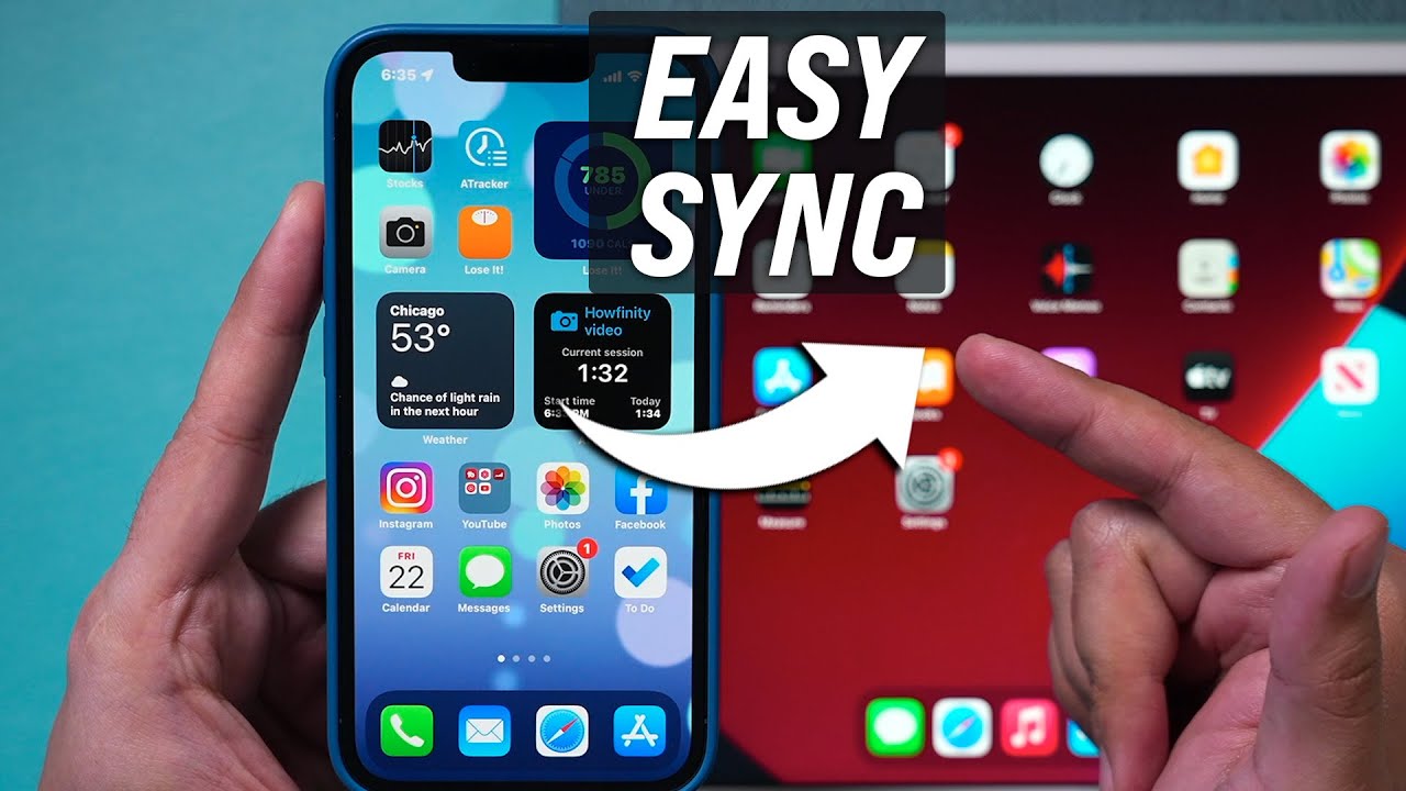 How To Sync IPhone And IPad - YouTube