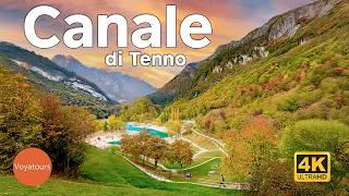 Canale di Tenno, Trentino (Italy) - Walking Tour (4K 60fps)