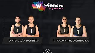 Winners Beach Volleyball. Men. D. Vozniuk/O. Shchetsyak - A. Troianovskyi / D. Onyshchuk 19.12.2024