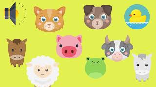 ANIMAL SOUNDS | Cat 🐱 Dog 🐶 Cow 🐮 Pig 🐷 Super Cool.