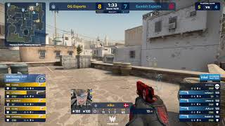 Ax1Le CRAZY SICK GODLIKE 4k pistole @dust2 GF vs. OG | IEM Summer 2021