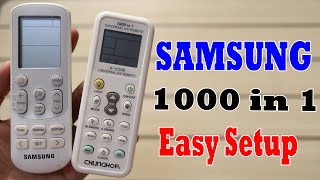 Samsung 1000 in 1 Universal AC Remote Setup