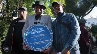 Island Records Blue Plaque unvelling