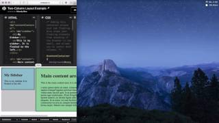 Web Essentials: Creating a Two Column Layout / Floats