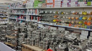 T, Nagar Saravana Selvarathnam Stainless Steel Cookware Collection's || Cooking Utensils