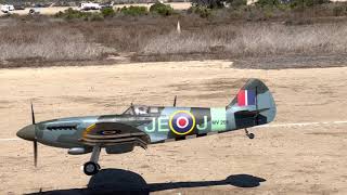 Spitfire 50-61cc Phoenix Model Maiden Flight at SEFSD