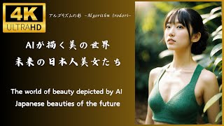 アルゴリズムの彩 -Algorithm Irodori- 「AIが描く美の世界：未来の日本人美女たち」