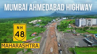 MUMBAI AHMEDABAD HIGHWAY Maharashtra || NH-48 RE- Development Progress Update #mumbai