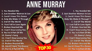A n n e M u r r a y 2024 MIX Most Popular Songs ~ 1960s music, Country-Pop, Adult, Country, Soft...