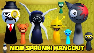 [ ALL ] How to get 8 New Morphs \u0026 Badges | Sprunki Hangout | #roblox #sprunki #mindude