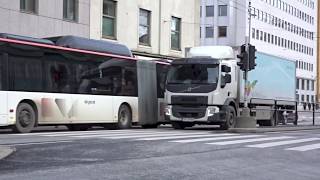 Buses in Bergen, Norway 2018