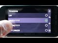 miofive s1 menu review step by step demonstrations on how to set the settings and play back videos