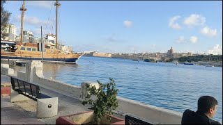 #3 Malta-Walk along the promenade Gzira and Sliema