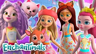 Міські хвостики Enchantimals | Частина 3-4 | @Enchantimals Україна