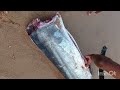 cutting a koppara fish