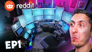 Reacting to the All-Time Best Gaming Setups from Reddit - Episode 1