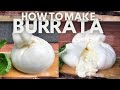 BURRATA - HOW TO MAKE FRESH BURRATA CHEESE 🧀 🇮🇹