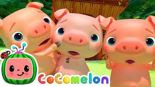 Three Little Pigs Song | CoComelon | Sing Along | Nursery Rhymes and Songs for Kids