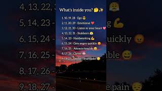 What's inside you? According to your birthday date let see😜💗🤣🤔 #youtubeshort