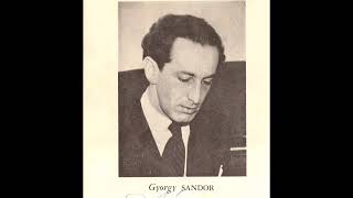 Gyorgy Sandor plays Brahms - Intermezzo Opus 118 No. 2