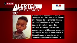 Alerte enlèvement déclenchée après le rapt à Marseille d'un enfant de 2 ans