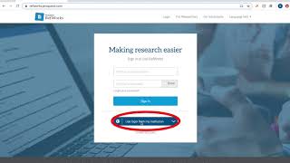 RefWorks: Creating an Account
