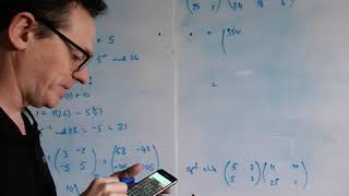 Decryption of ciphertext using modular inverse of a matrix (example 2)