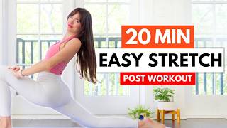 20 min POST WORKOUT STRETCH - Best Yoga for Flexibility \u0026 Recovery