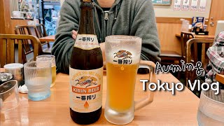 [SUB]Japan Tokyo vlog(Korean daily life) A walk in Nakano where drinkers gather, Okinawa Izakaya etc