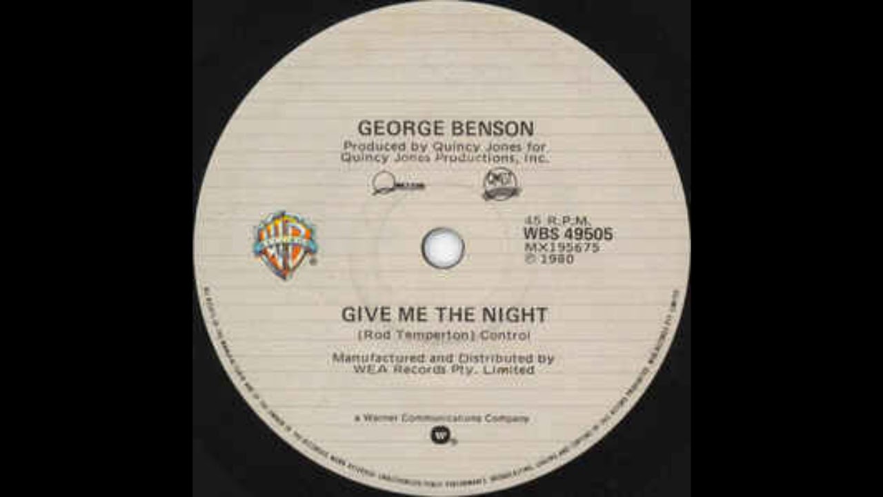 Give Me The Night - George Benson ( Record Play ) - YouTube