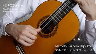 Marcelo Barbero Hijo (パラカサ アルカンヘル) マルセロ・バルベロ・イーホ (パラカサ アルカンヘル) 松・ローズ 1972年製 【クロサワ楽器日本総本店２F　サンプル試奏動画】