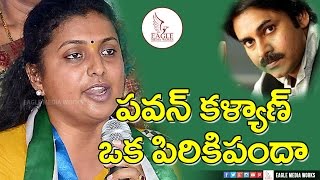 పవన్ పై సంచలన కామెంట్స్ | అతనో పిరికి పంద అంటున్న రోజా | Roja satires On Pawan kalyan | Eagle media