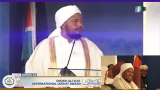 Shiikh Cabdirashiid Cali Suufi Quraan, Xafladii Furitaanka: Ali Suufi International Qira'at Award