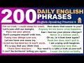 200 Daily English Phrases | Listen and Repeat | English Speaking Practice