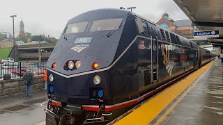 Amtrak 49/449 Combination Process in Albany  ft. Amtrak 100