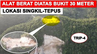 TRIP#4 | JLS GUNUNGKIDUL - DI TEPUS | Pengerukan Bukit setinggi 30 Meter | Di Titik  Singkil-Tepus