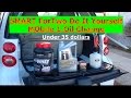 Smart Fortwo DIY Cheapest oil change for under 35 Dollars using Mobil 1