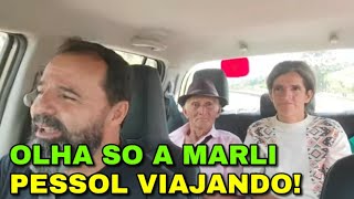 video inedito: Marli viajando pela primeira vez com Ivan Borgatti - Olha isso Gente!