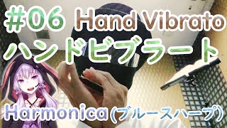 #06 【ハンドビブラート】ハーモニカ 初心者 講座的動画（ブルースハープ） / Harmonica Hand Vibrato