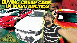 Buying Cheap Cars in Dubai Auction | Car Auction in Sharjah | Mustang 2024 45K Only |UAE Car Auction