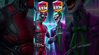 Joker Spiderman and Deadpool turn into robots