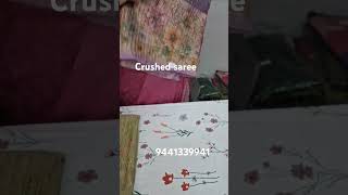 Siriboutique-hyd 9441339941 crushed saree #fancy #siri #trendy #modern #latest #pattu #budgetfriendl