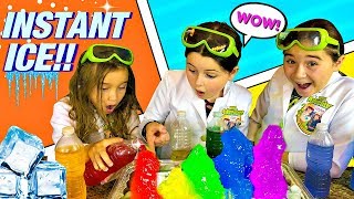 Rainbow Instant Ice Experiment | Easy Science Experiments for Kids