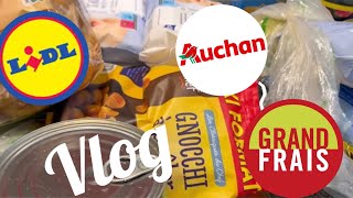 🎥VLOG: Repas Solo 🍽️, Mes Trouvailles chez Auchan, Grand Frais et Lidl !