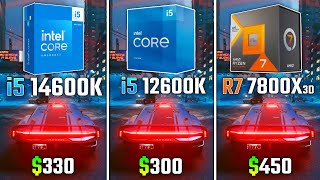 INTEL i5-14600K vs INTEL i5-12600K vs RYZEN 7 7800X3D | Test in 6 Games